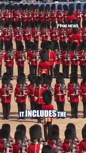 UK marks official birthday of King Charles with Trooping the Colour event #foxnews #news #shorts