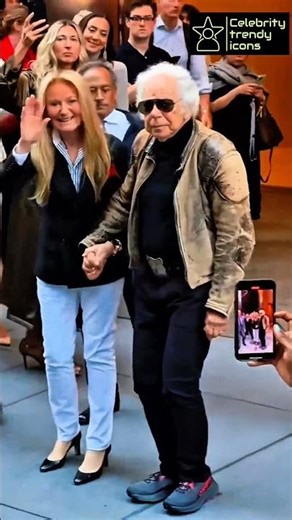 Ralph Lauren With Wife Leaving after an Event 😍♥️ #ralphlauren