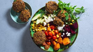 4.3K views · 67 reactions | Question: What’s more Insta-friendly than a Buddha bowl? Answer: A rainbow Buddha bowl with heritage grains, obvs. Made for us by Mogau The Lazy Makoti, for the September issue of TASTE, the Heritage Day gift that keeps on giving! Find the recipe here: https://bit.ly/2HwRFU1 | Woolworths TASTE Magazine | Facebook