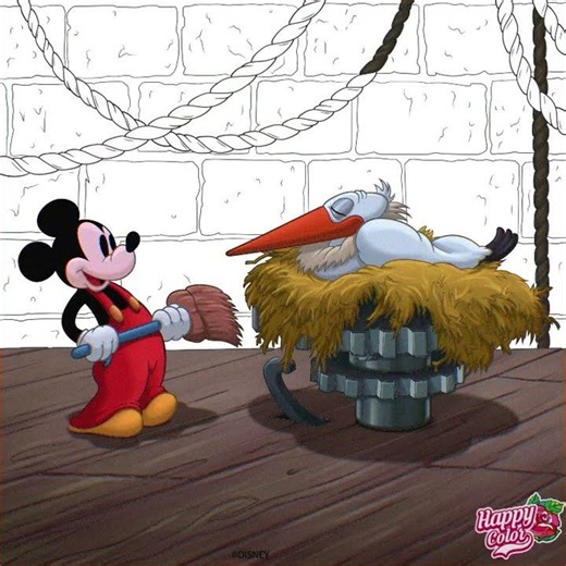 [Happy Color] Mickey Mouse #72
