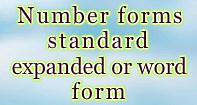 Number Forms Video - Standard, Expanded and Word Form - Turtle Diary