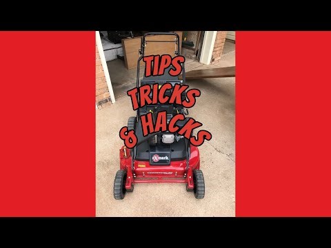 TIPS, TRICKS and what to LOOK OUT for on the Exmark commercial 30