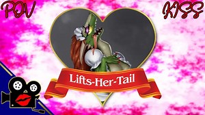 POV Kiss - Lifts-Her-Tail