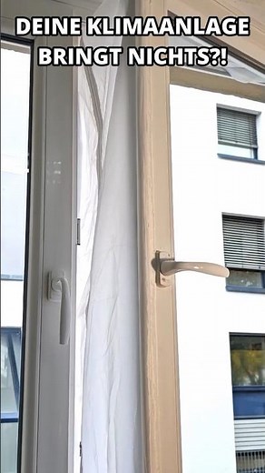 Mobiles Klimagerät? 🧊 Diese Fensterabdichtung ist ein Gamechanger! 🚀🔥 #klimaanlage #monoblock