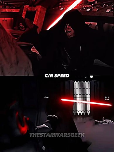 Knightfall Vader(ROTS) VS Luke Skywalker(DE) | #shorts