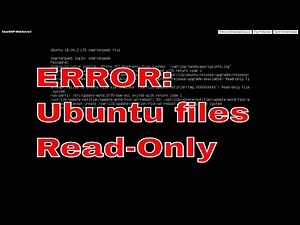 Ubuntu 18.04 Fix issue Read-Only