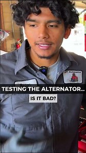 Testing the Alternator.