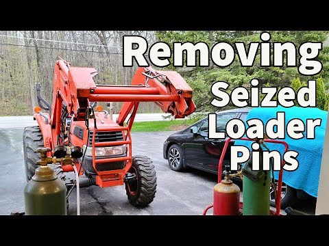 Removing Stuck Tractor Loader Pins
