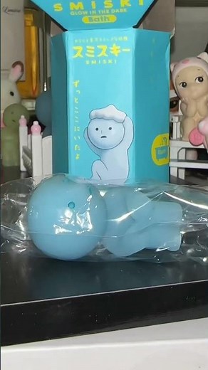 🛁 Relaxing Smiski Bath Series Unboxing 🩵 #unboxing #blindbox #aesthetic #stopmotion #smiski