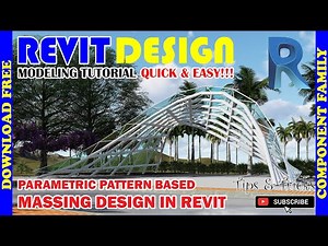 RD045. How to make a Parametric Pattern Based Massing Design in Revit.