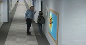 Indiana teacher arrested after video shows him slapping student in hallway