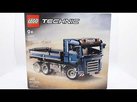 LEGO Technic 42203 Tipping Dump Truck LEGO Speed Build Review