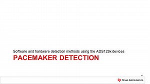 How to Measure ECG - Pace Detection | Video | TI.com
