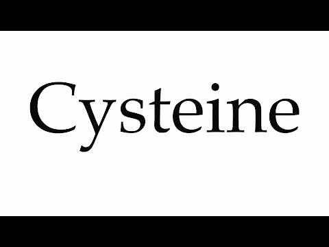 How to Pronounce Cysteine