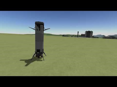 KSP SpaceX Style Reusable Rocket - Music Video
