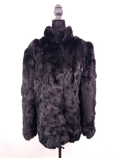 Vintage Black Rabbit Fur Jacket by Somerset Furs – Women’s Medium - Etsy