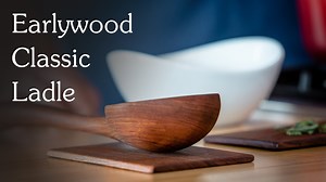 Watch Earlywood's maker describes the handcrafted wooden ladle on Amazon Live