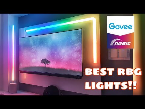 Light up your Gaming Room! Best RGB lights Govee Glide Wall & Lyra Floor Lamp
