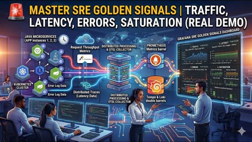 Measuring Traffic Latency Errors Saturation in Kubernetes with Prometheus Grafana | Bhavuk Mudgal posted on the topic | LinkedIn