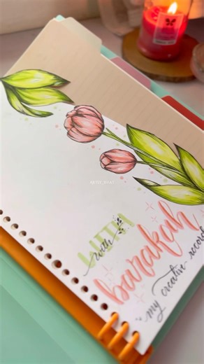 Drawing front page of notebook😱😱 || #art #diy #frontpage #artscraft #artprojects