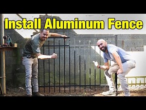 How to Install Aluminum Fence
