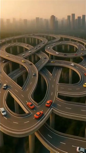 🛣️ “Next Generation Road Designs You Won’t Believe Exist!” #traffic #bridgerace #shorts