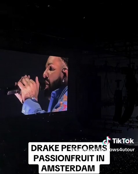 Drake Performs Passionfruit Live in Amsterdam