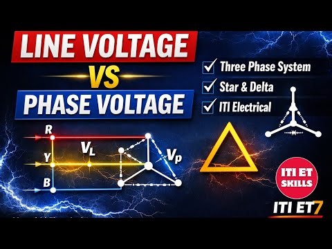 Line & Phase Voltage Explained in Marathi | लाईन/फेज व्होल्टेज Three Phase System सोप्या भाषेत