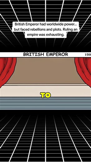 British Emperor power worldwide but faced rebellions and plots