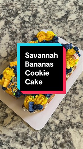 Savannah Bananas Cookie Cake ASMR | Baseball Fun