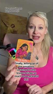 Finally, letting go of the emotions attached to the lesson brings so much to be grateful for #tarot￼