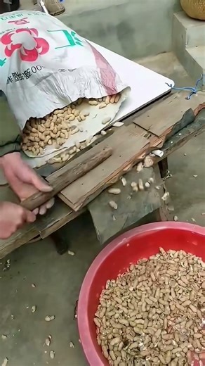 Homemade Groundnut Sheller | Hand Operated Peanut Shelling Tool