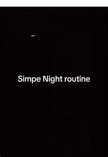 Simple Night Routine for Better Sleep