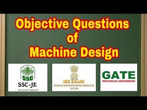 Objective questions of Machine Design, Mechanical Engineering