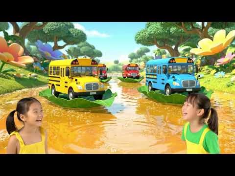 “Giant Buses Kids Song 🚍🎵 | Funny Cartoon Adventure”)