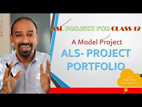 ASL/ALS PROJECT PORTFOLIO FOR CLASS 12 CBSE || A MODEL PROJECT ||