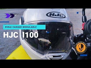 HJC I100 le casque modulable passe la mentonnière à l'arrière !