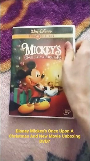 Disney Mickey's Once Upon A Christmas And New Movie Unboxing DVD? 📀🕯️🎄🎁⛄☃️🎅