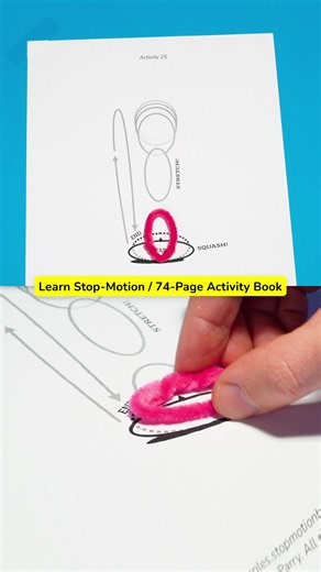 I made an activity book! Learn more at the link in my bioooooo www.stopmotionbook.com #animation #stopmotion