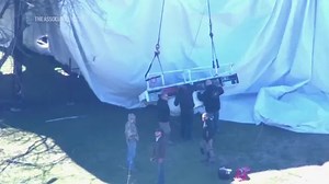 Federal surveillance balloon breaks free at Texas border and travels to Dallas area before crashing