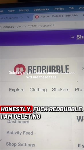 Selling on redbubble - absolutely not !!! #redbubble #artists #sellingart #artistsoftiktok #sellingstickers