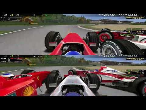 F1 Racing split screen