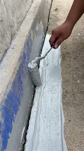 No More Water Seepage 💧 Waterproofing Solution #LeakProof #ConstructionFix #Shorts