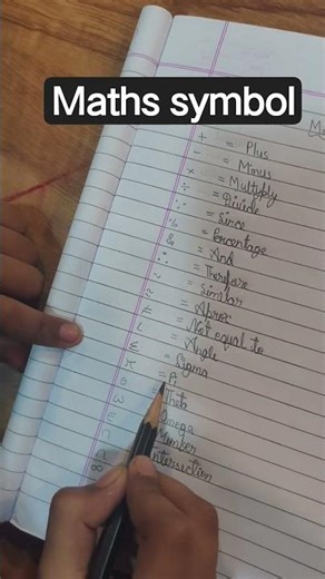 Maths symbol #education #maths #shorts