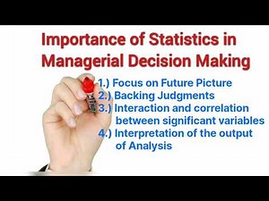 importance of statistics in managerial decision making| class 11| CBSE Board| BCA| BBA| MBA