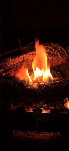 Authentic Log Fire Crackling Sounds