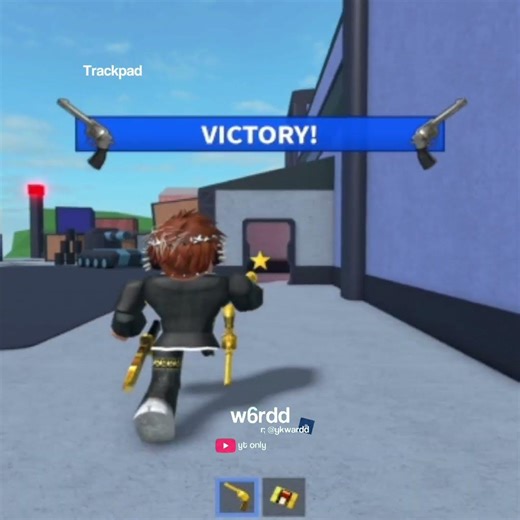 3 devices, 1 player // mm2 aim trainer // GROK - Slowed // #roblox #shorts #mm2