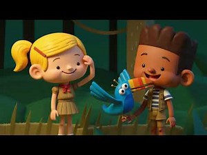 Walking In The Jungle (3D) | Kids Song | Nrsery Rhymes | Little Bee