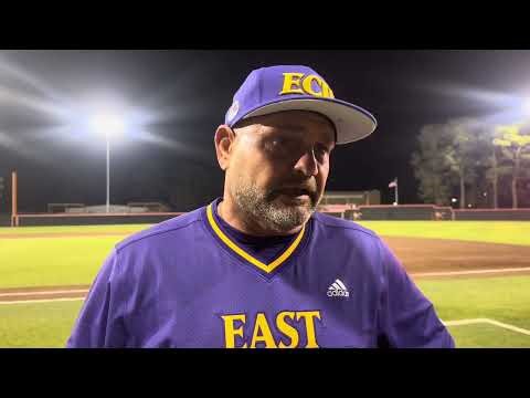 ECU Baseball Coach Cliff Godwin after a road loss to Campbell