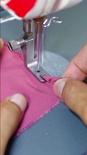 How to Sew Lightweight Fabric Using Rolled Hemmer Foot. #sewingtutorial #hemmingfoot #sewinglife